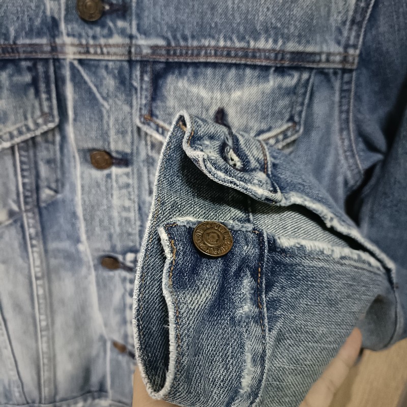 Ralph Lauren Denim & Supply 淺色 不修邊 牛仔外套 丹寧外套 男xs-5