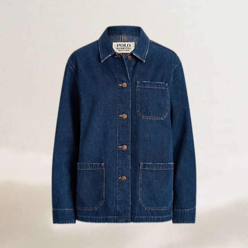 Polo Ralph Lauren Denim & Supply 牛仔布 工裝夾克 女xs-1