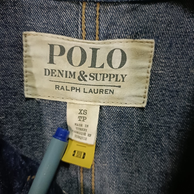 Polo Ralph Lauren Denim & Supply 牛仔布 工裝夾克 女xs-5