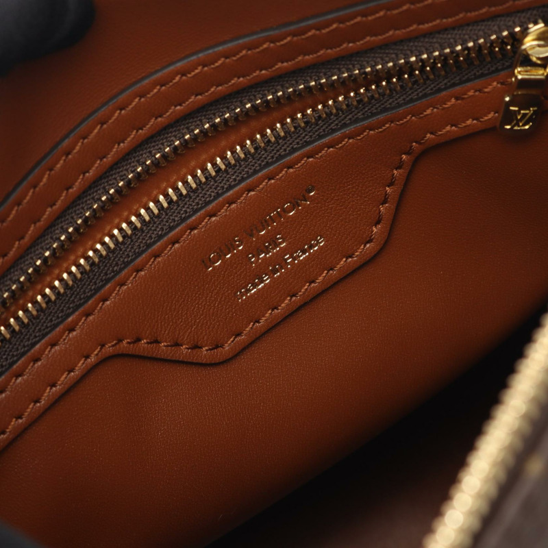 LOUIS VUITTON Speedy Bandouliere 25 Monogram 手提包 N88440 PVC 塗層帆布 異國皮革 棕色 二手 女士-3