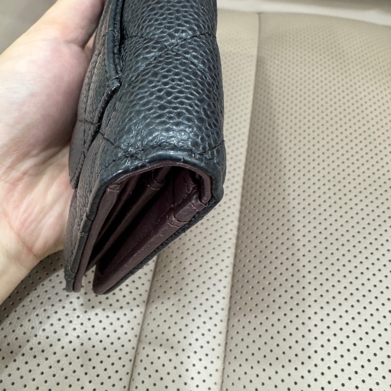 香奈兒荔枝纹對摺长夹-13