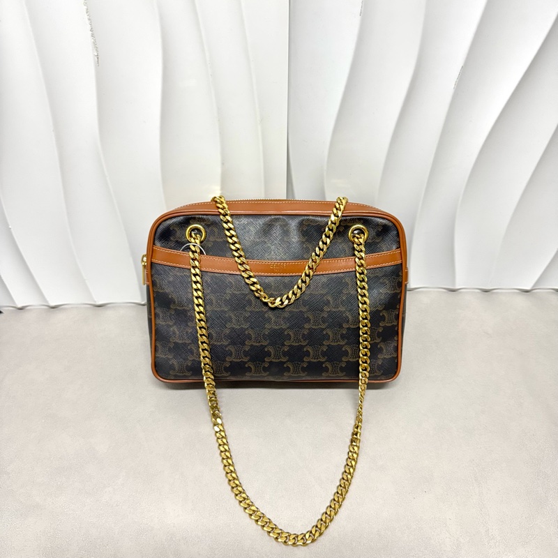 Celine / 賽琳 Patapans 老花滿印 凱旋門相機包-5