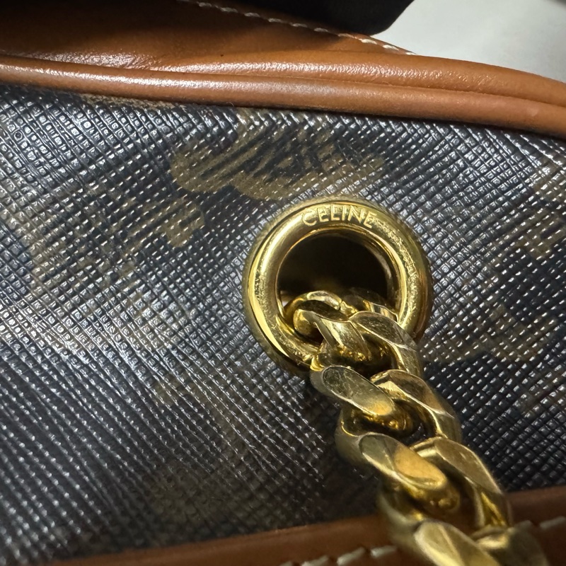 Celine / 賽琳 Patapans 老花滿印 凱旋門相機包-14
