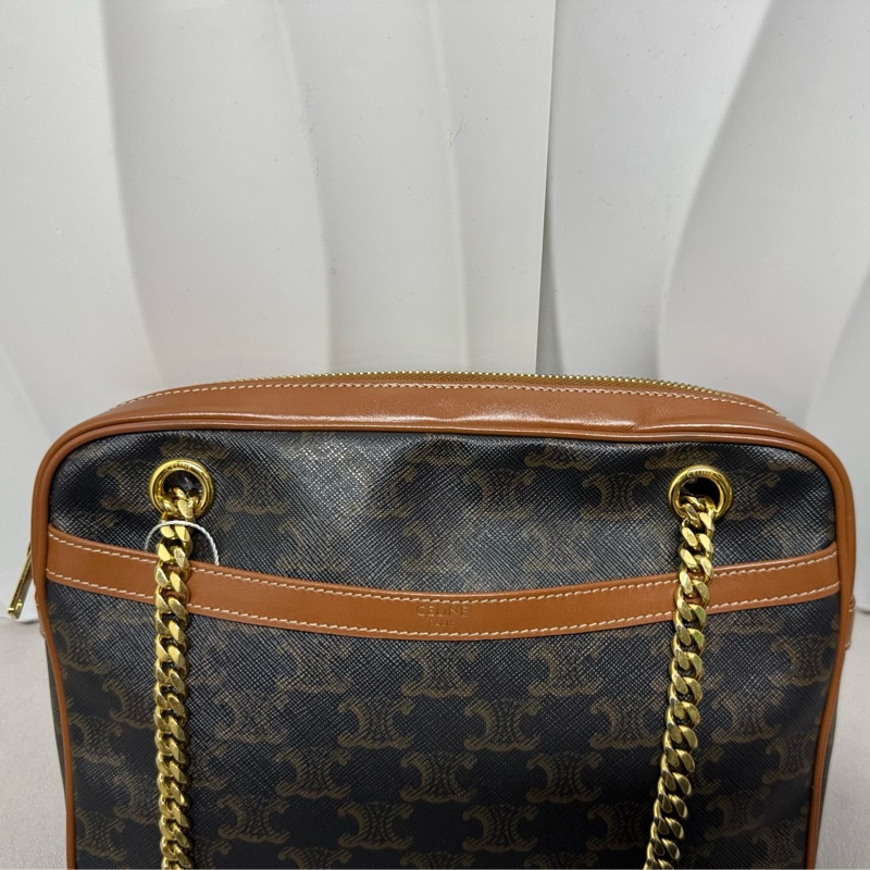 Celine / 賽琳 Patapans 老花滿印 凱旋門相機包-20