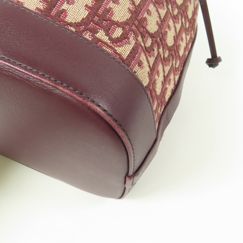 Dior 帆布Oblique Bucket金扣肩背袋-12