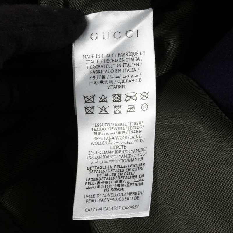 GUCCI Horsebit 其他 外套 羊毛 紫色 二手 女款-4