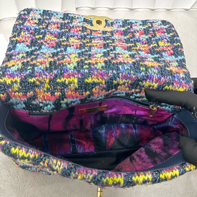 Chanel / 香奈兒 19bag 毛呢 Tweed 限定款-8
