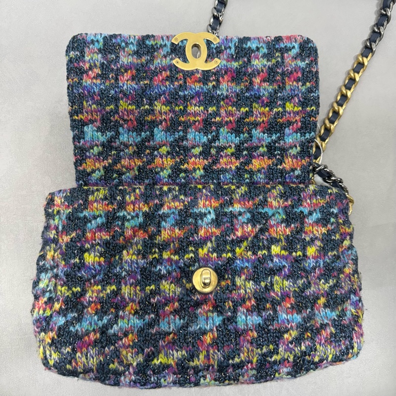 Chanel / 香奈兒 19bag 毛呢 Tweed 限定款-12