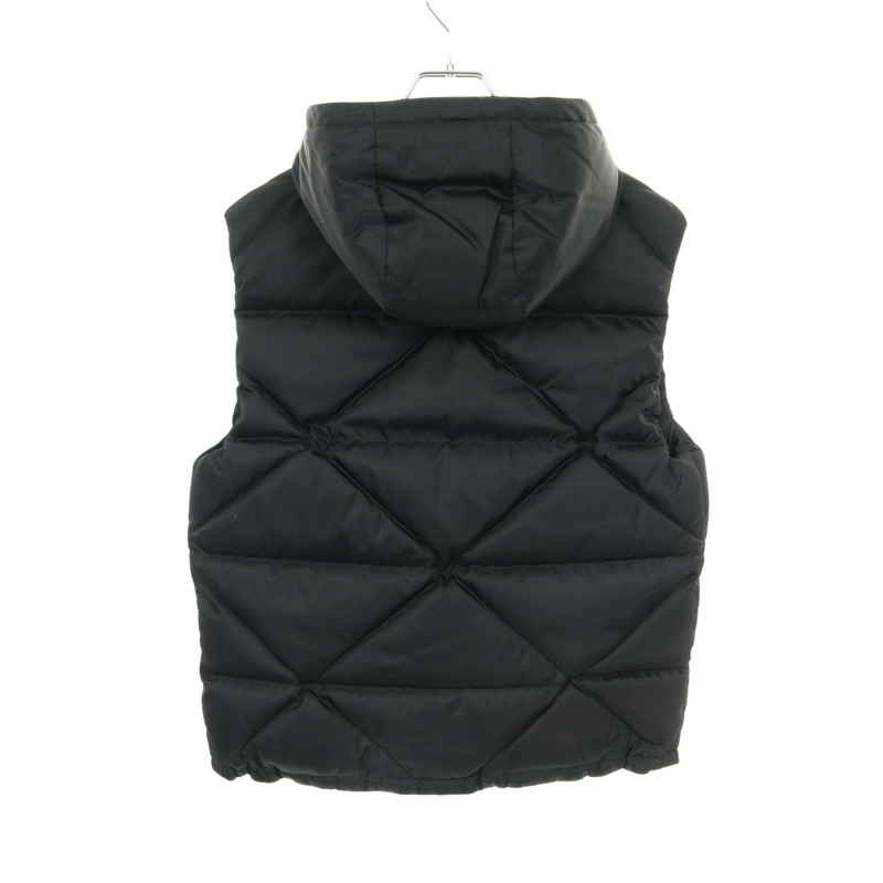 PRADA Re-Nylon 羽絨背心 尼龍 黑色 二手男款-1