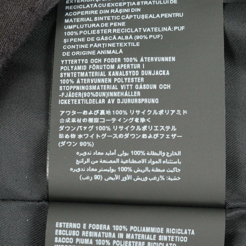 PRADA Re-Nylon 羽絨背心 尼龍 黑色 二手男款-4
