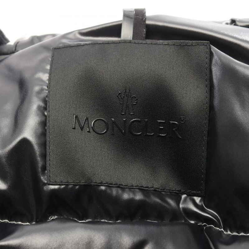 MONCLER THARON 連帽標誌羽絨外套尼龍白色二手女款-2