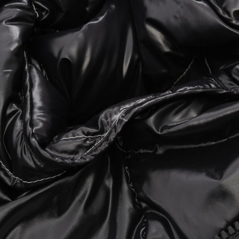 MONCLER THARON 連帽標誌羽絨外套尼龍白色二手女款-7