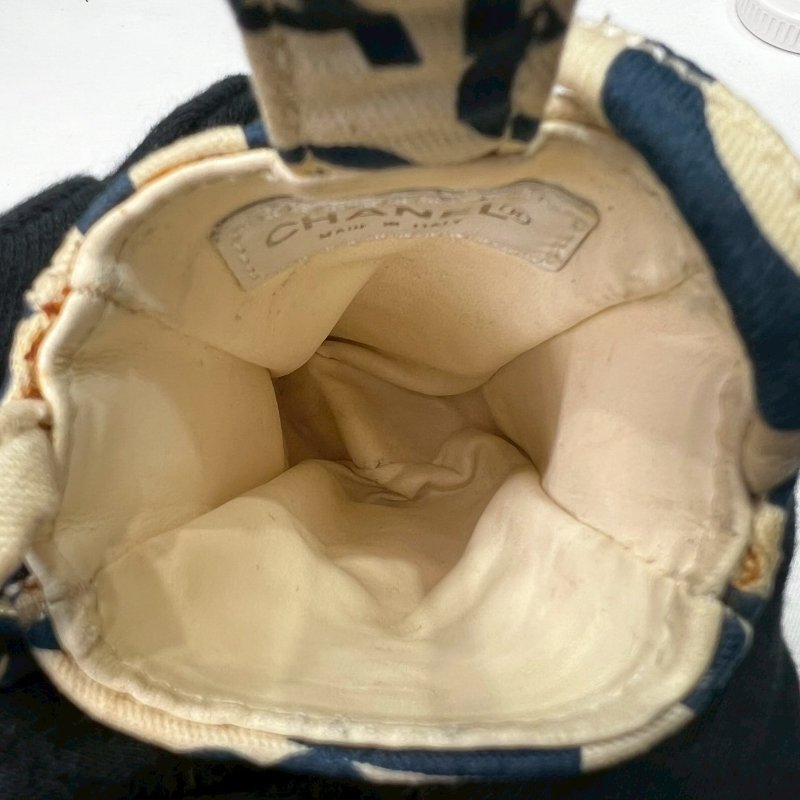 CHANEL 帆布Logo手機袋-3