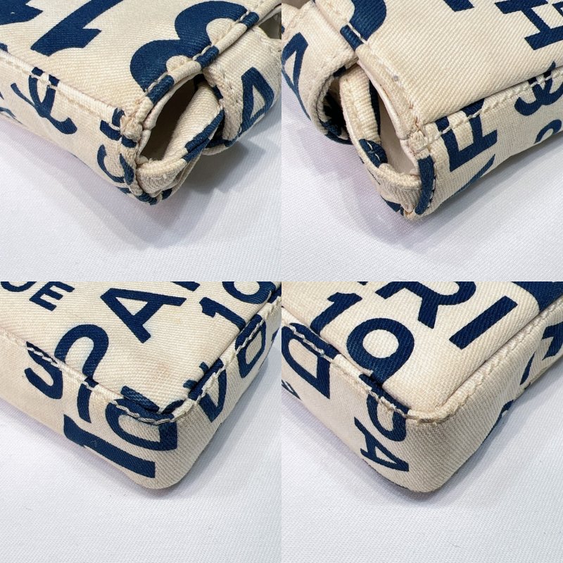 CHANEL 帆布Logo手機袋-8