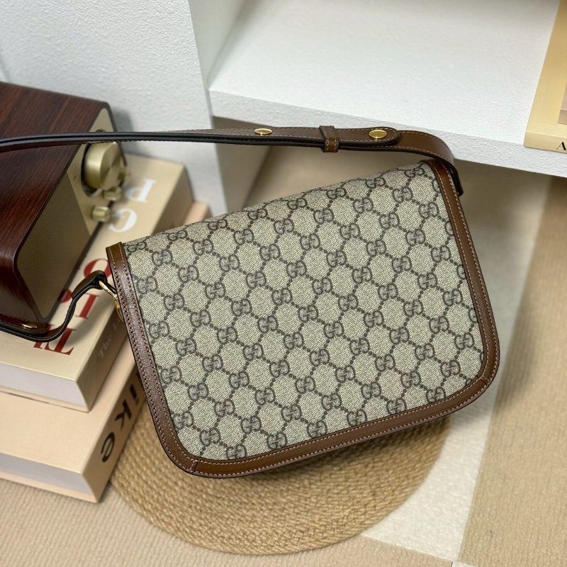 🏷️Gucci.Horsebit 1955 馬銜扣 馬鞍包 中號/客人寄賣-1