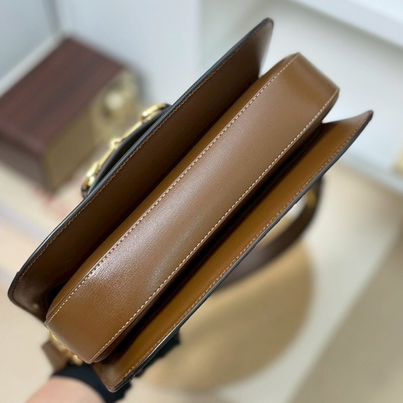 🏷️Gucci.Horsebit 1955 馬銜扣 馬鞍包 中號/客人寄賣-12