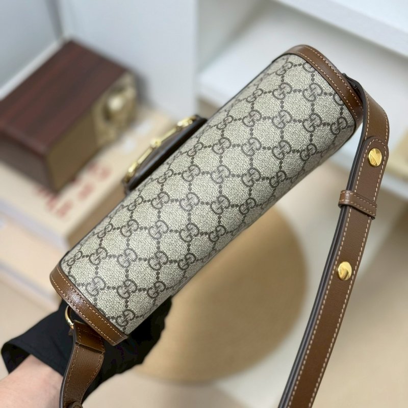 🏷️Gucci.Horsebit 1955 馬銜扣 馬鞍包 中號/客人寄賣-13