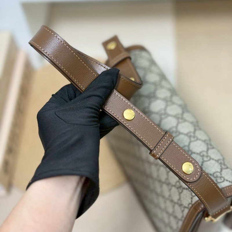 🏷️Gucci.Horsebit 1955 馬銜扣 馬鞍包 中號/客人寄賣-24