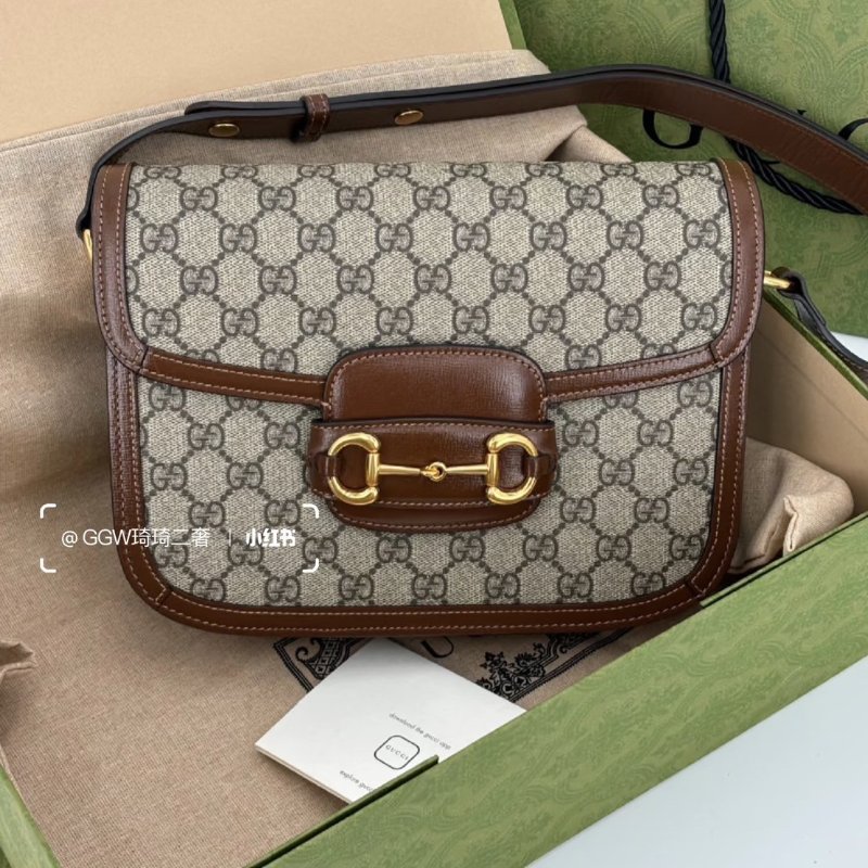 🏷️Gucci.Horsebit 1955 馬銜扣 馬鞍包 中號/客人寄賣-25