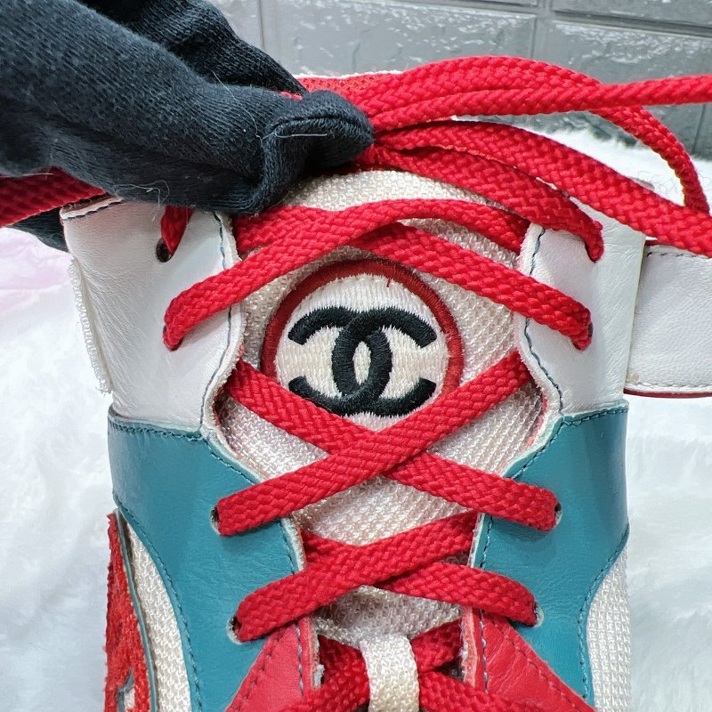 CHANEL 拚色運動鞋-5