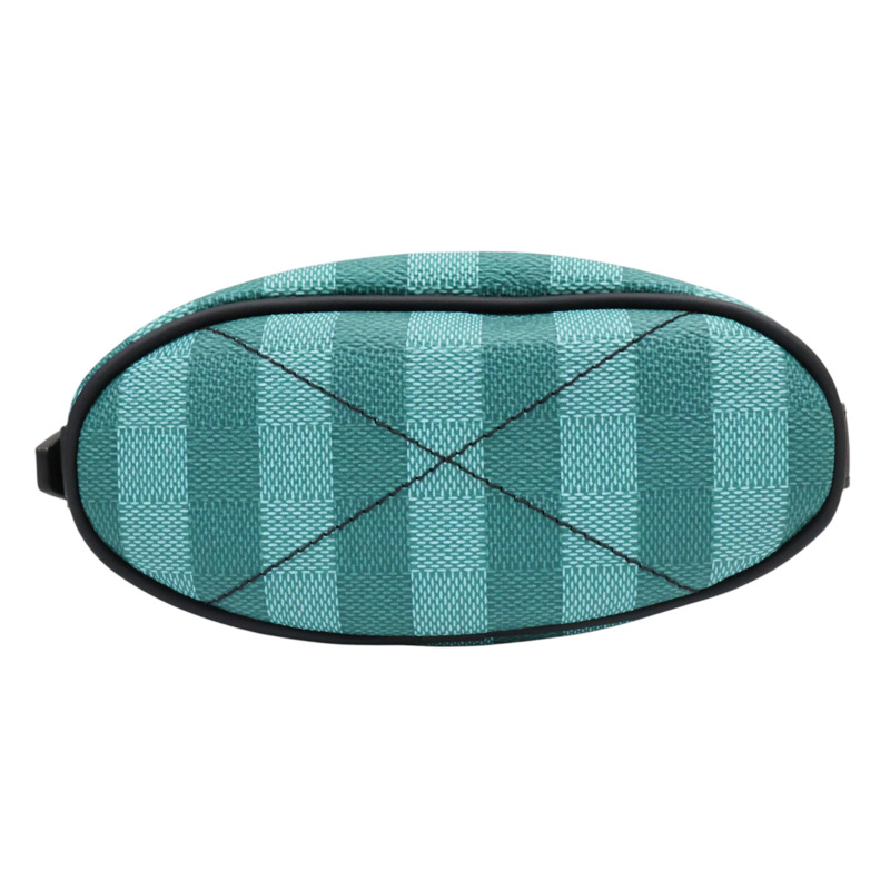 綠色 牛皮 Damier stripe 肩背包 【LOUIS VUITTON LV 路易威登】 M59920-3