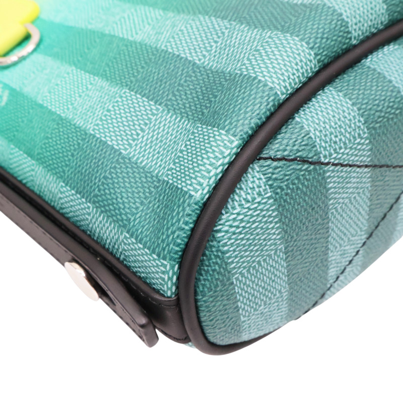 綠色 牛皮 Damier stripe 肩背包 【LOUIS VUITTON LV 路易威登】 M59920-8