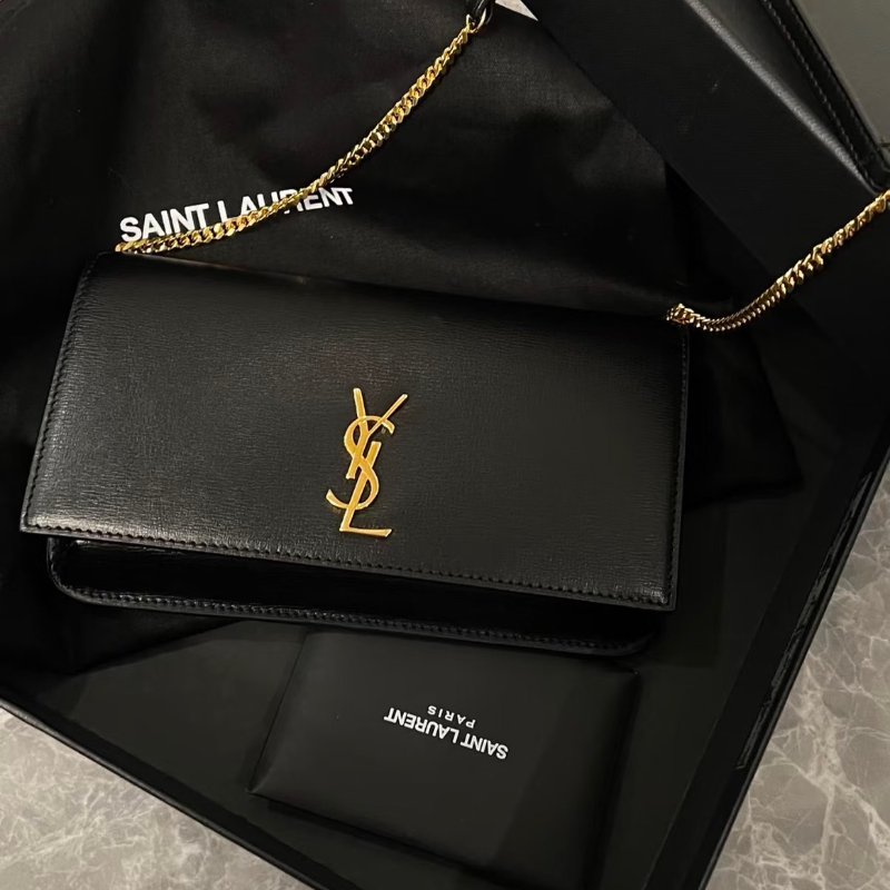🏷️YSL.Cassandre Phone Holder 手機包/客人寄賣-17
