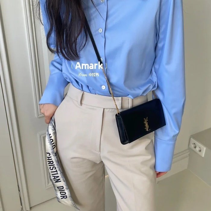 🏷️YSL.Cassandre Phone Holder 手機包/客人寄賣-19