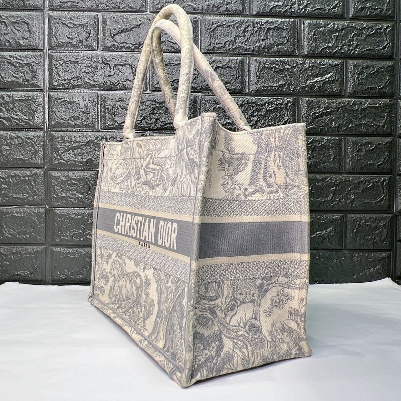 DIOR 小款灰色老虎托特包-2
