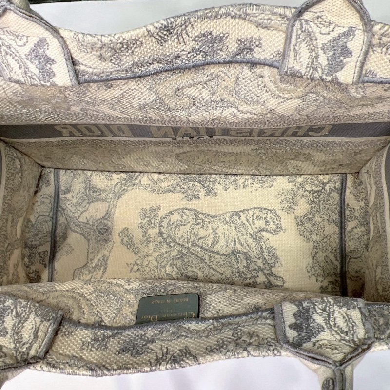 DIOR 小款灰色老虎托特包-4