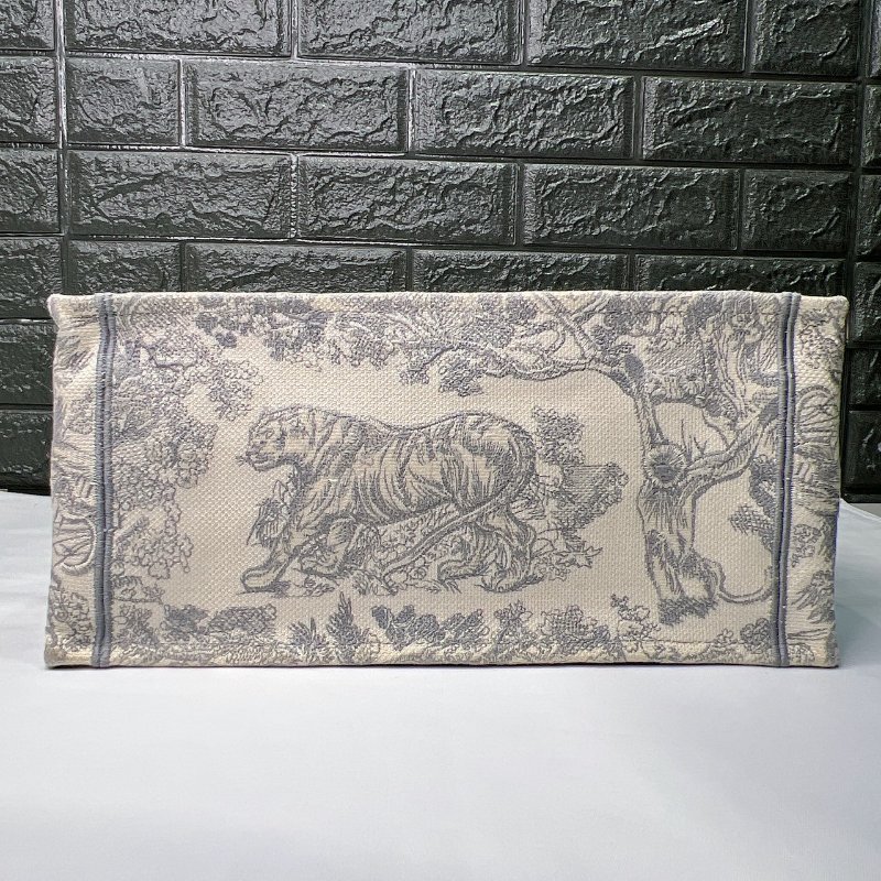 DIOR 小款灰色老虎托特包-8