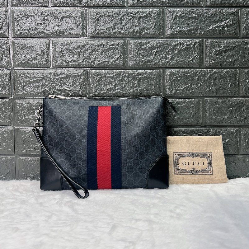 GUCCI GG Supreme手拿包-0