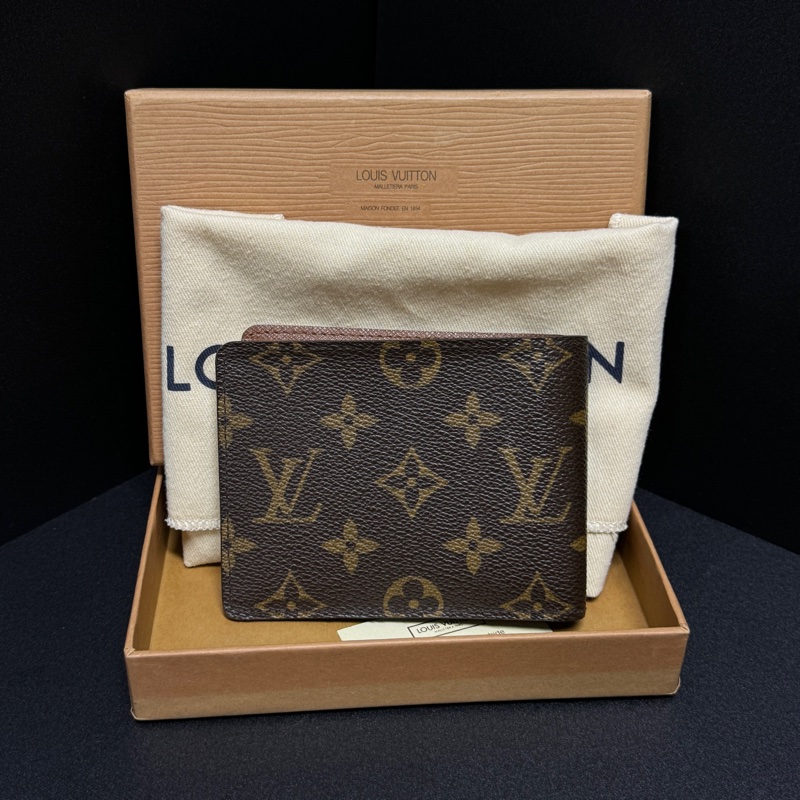 (超新~🎀) LV 經典老花 短夾 全套配件-1