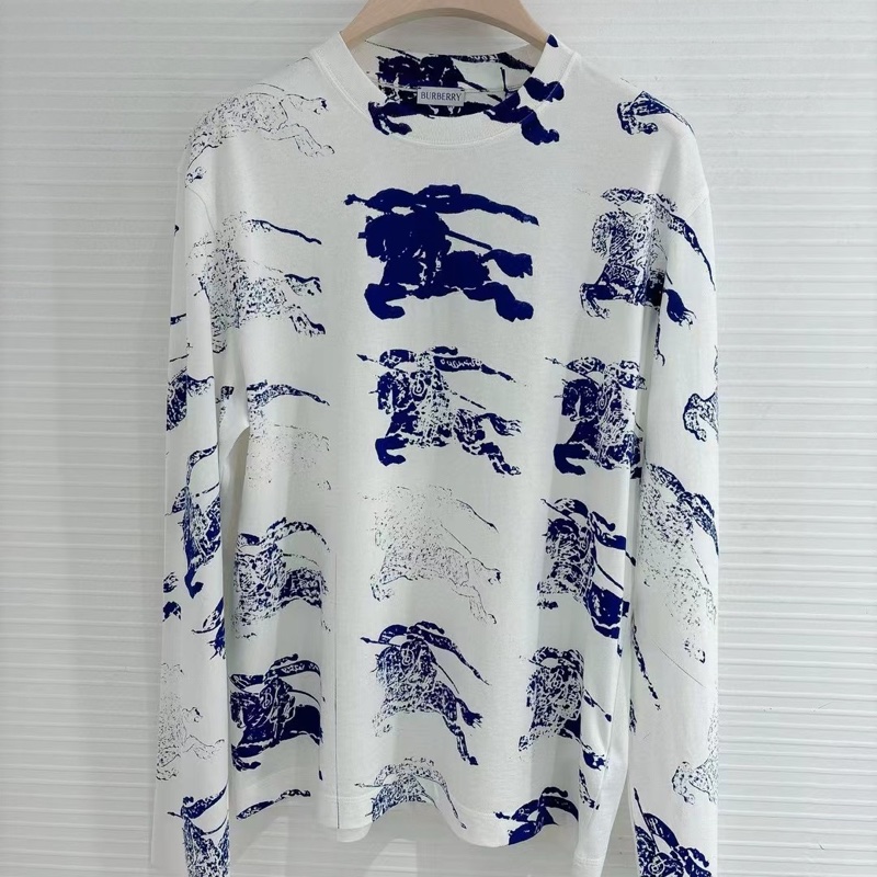促銷品 Burberry 男款 戰馬 長袖 Tee #XL-0