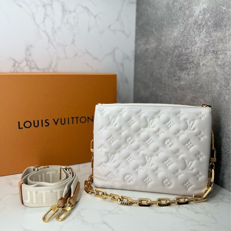 💗香緹國際精品💗 LV Cousson PM #全配 #LV枕頭包-1