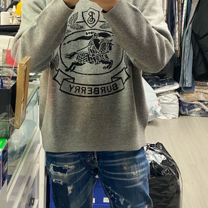 促銷品 Burberry 男款 戰馬 針織毛衣 #XL-3