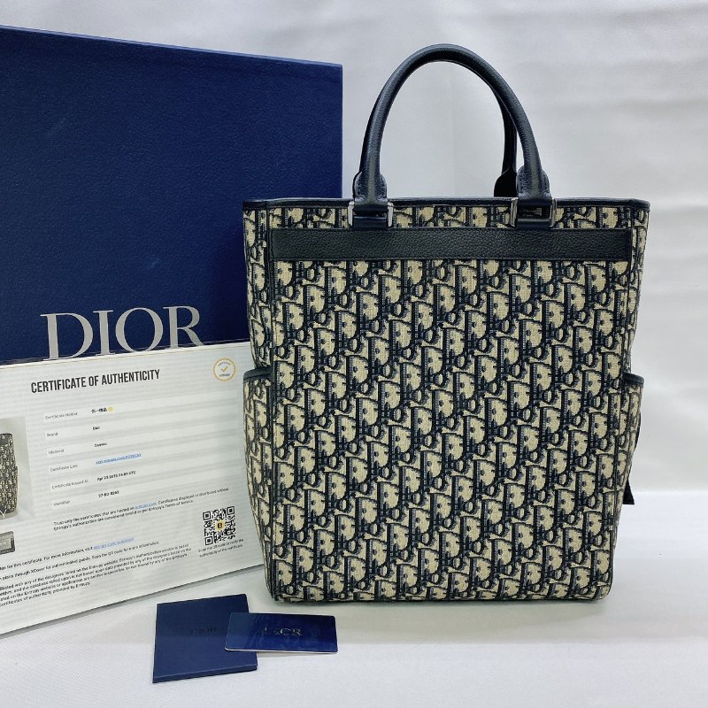 DIOR Oblique男士老花托特包-1