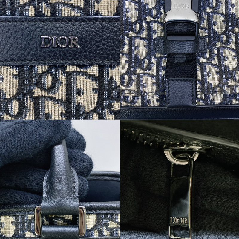 DIOR Oblique男士老花托特包-4