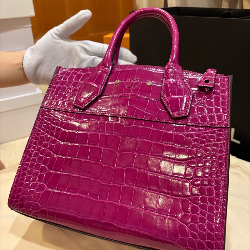 LV 限量鱷魚皮 City Steamer-1