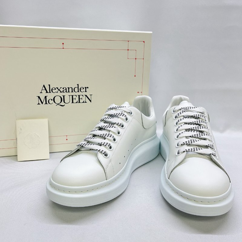 McQueen 全新厚底小白鞋-0