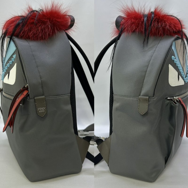 FENDI 怪獸皮草後背包-2