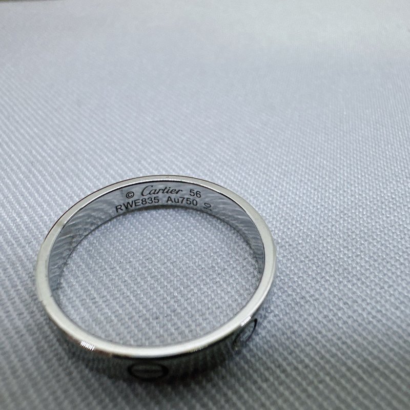 Cartier 經典LOVE白金戒指-9