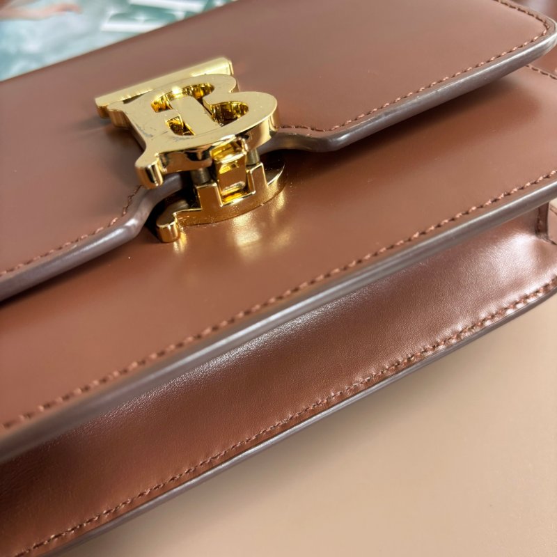 ::BURBERRY:: TB smooth leather belt bag 金色LOGO滑面皮革腰包 胸口包-2