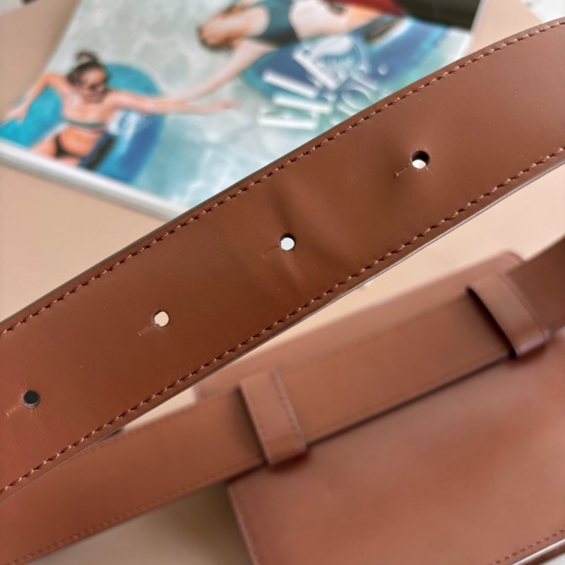 ::BURBERRY:: TB smooth leather belt bag 金色LOGO滑面皮革腰包 胸口包-9