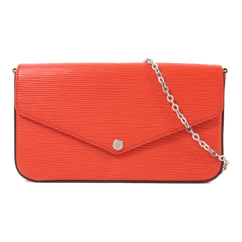 LOUIS VUITTON Epi Pochette Felice銀扣鏈帶肩背袋-0