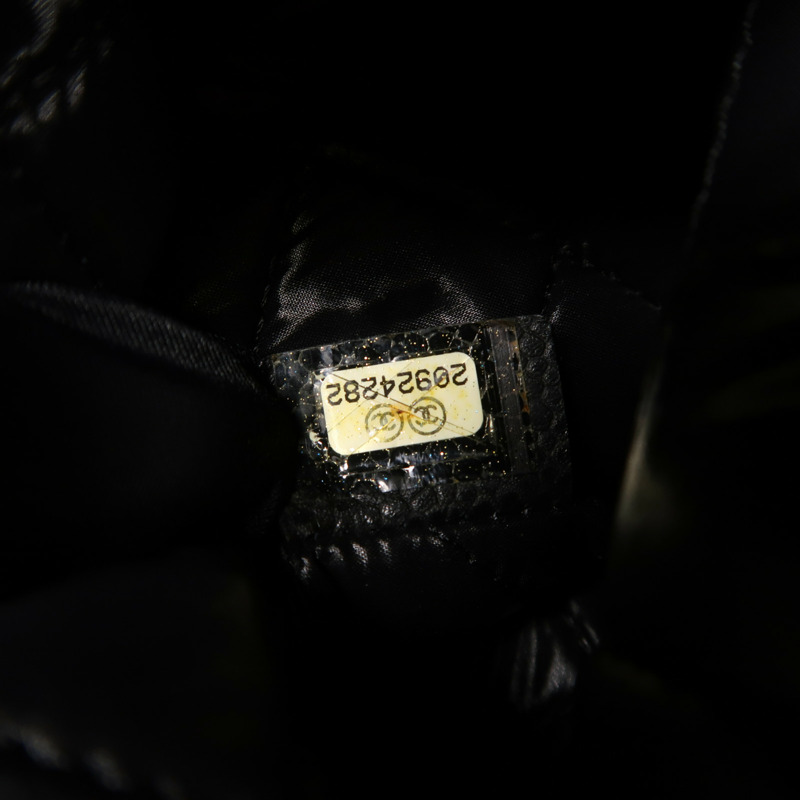 CHANEL 牛皮皮革Clutch Bag銀扣手拿包-6