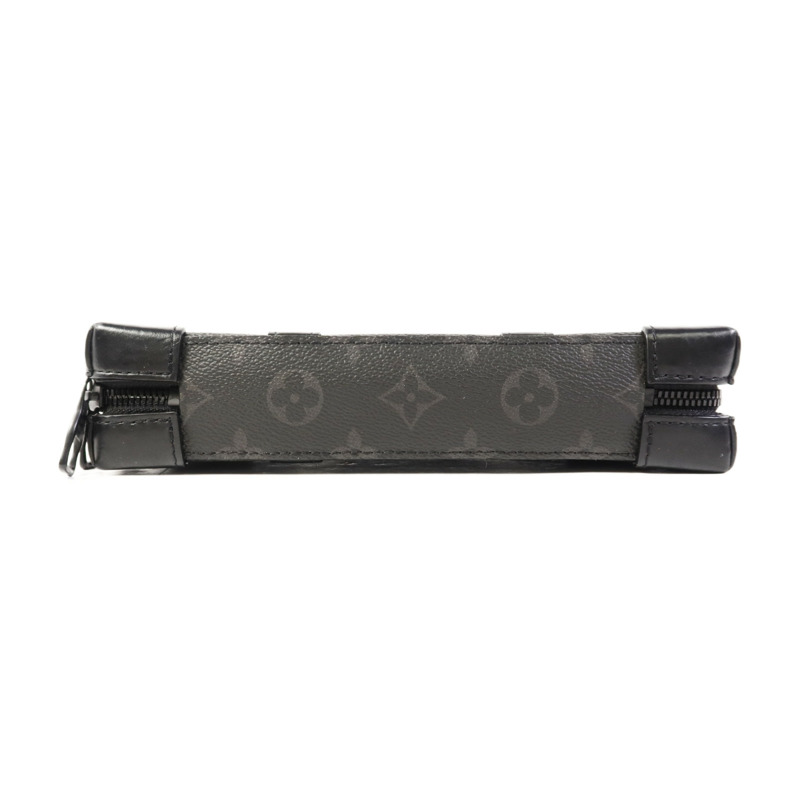 LOUIS VUITTON Monogram Eclipse Soft Trunk Wallet肩背袋-3