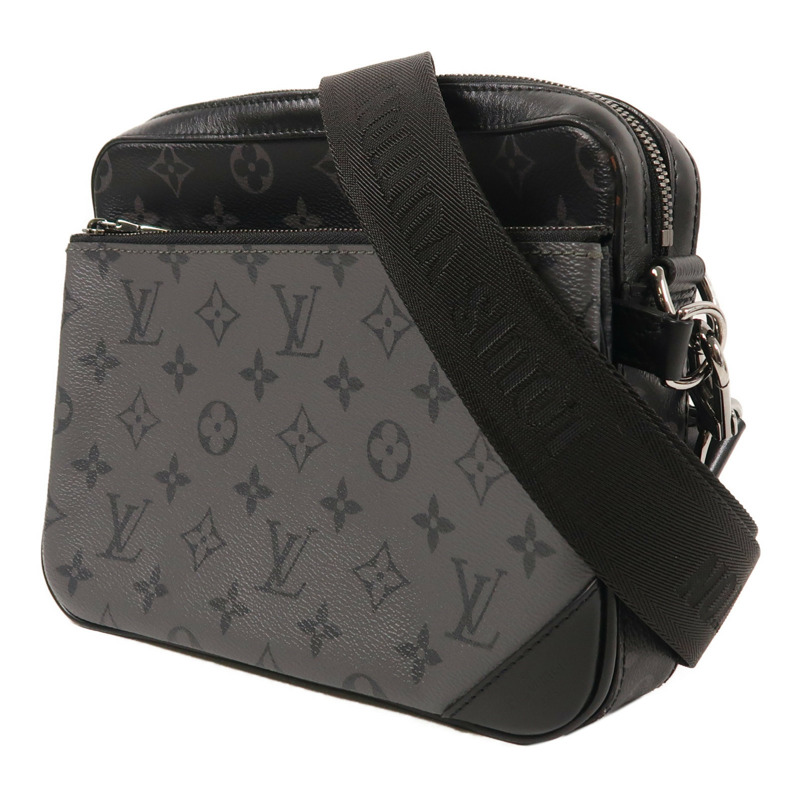 LOUIS VUITTON Monogram Eclipse Reverse Trio Messenger肩背袋-2