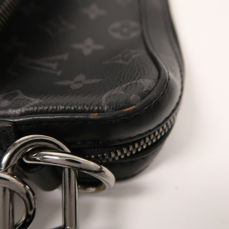 LOUIS VUITTON Monogram Eclipse Reverse Trio Messenger肩背袋-13