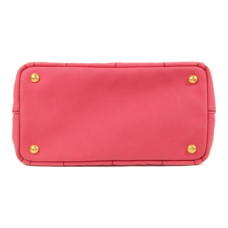 PRADA 帆布2 Way Shoulder金扣手挽肩背兩用袋-3